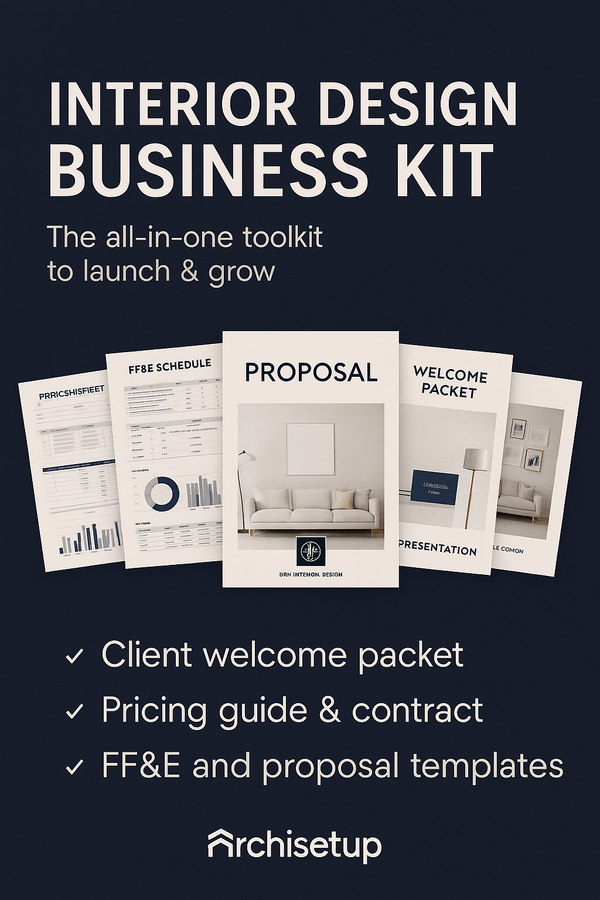Interior Design Business Kit – The All-in-One Toolkit to Launch & Grow
